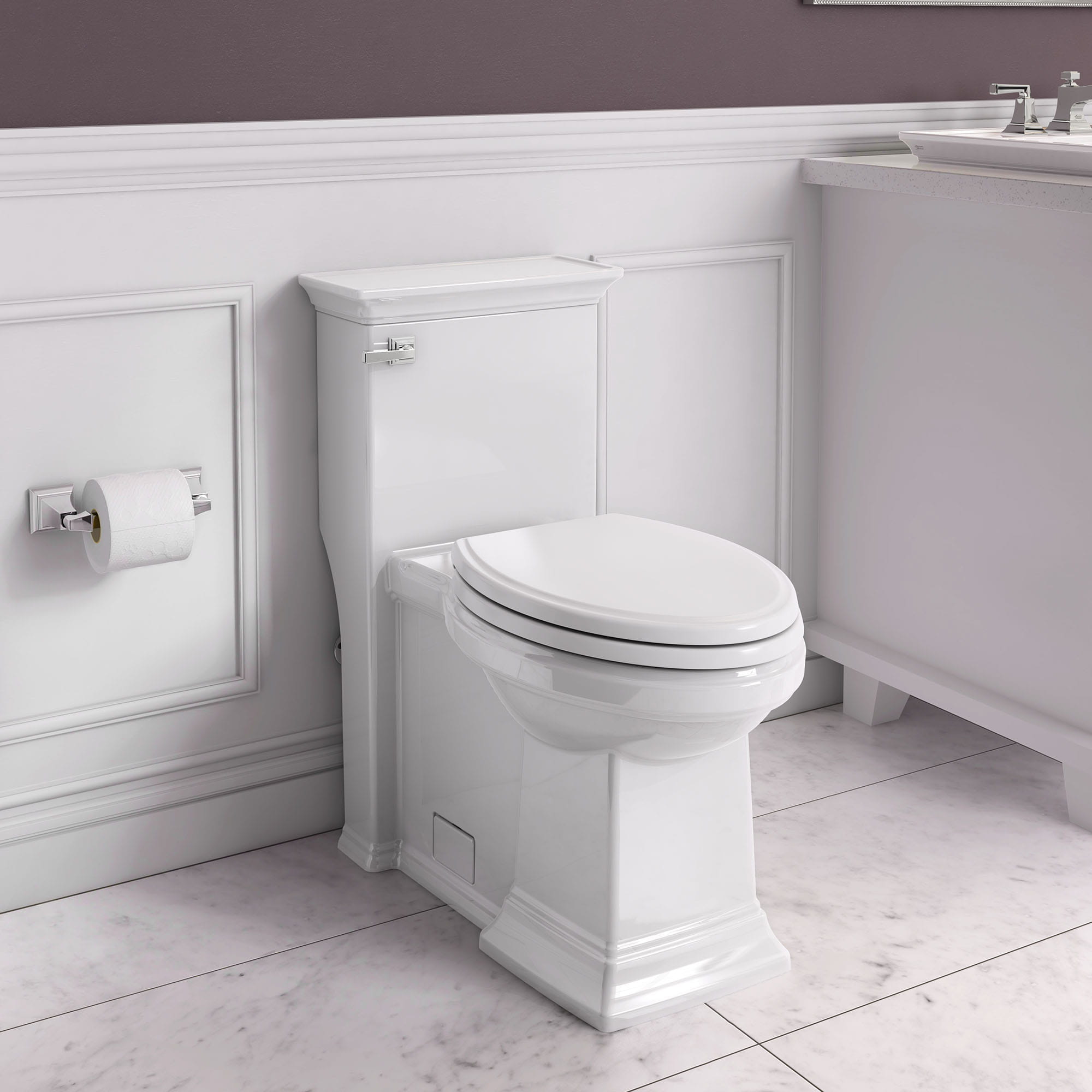 Town Square S One-Piece Chair Height Elongated Toilet With Seat